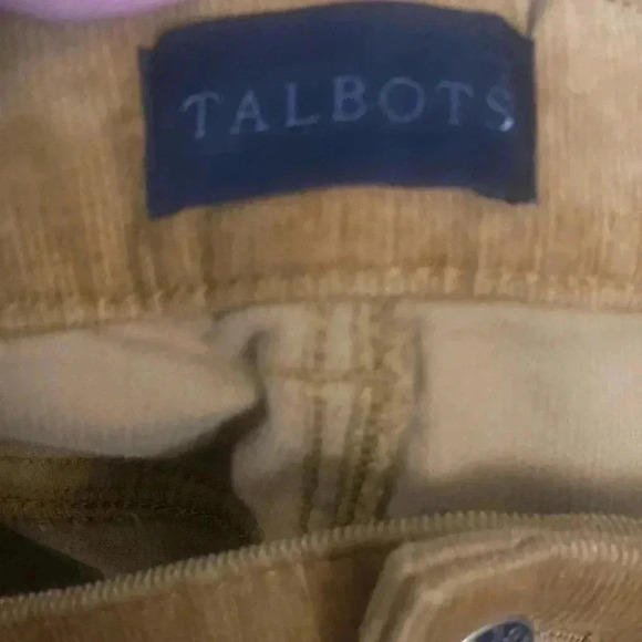Talbots Corduroy Straight Leg Pants Size 16 - Picture 4 of 5
